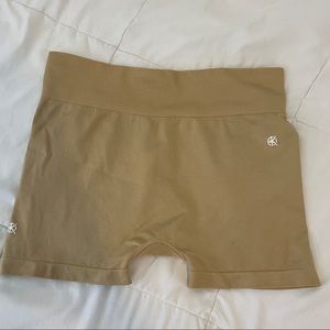 WBK fit tan shorts in size medium